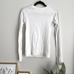 LULULEMON White Long Sleeve Top